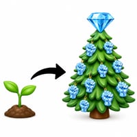GROW TO DIAMOND HANDS
