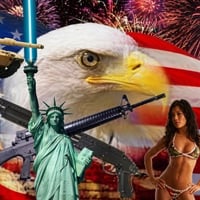 GunsEagleBikiniBaconFreedom250 logo