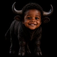 The Black Baby Bull