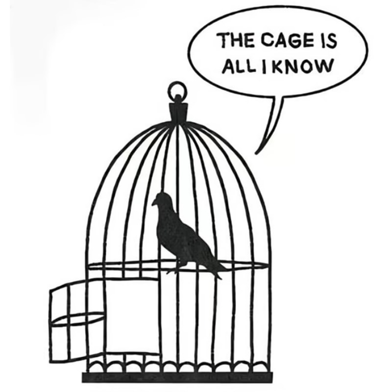 The cage is all I know