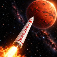 中国人飞往火星