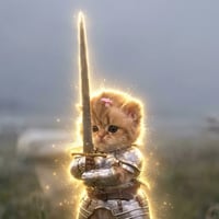 cat wif sword