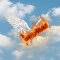 Flying Flaming Penis