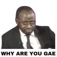 WHY ARE YOU GAE logo