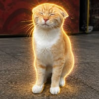 Friendly Orange Cat