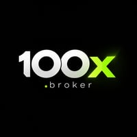 100XBROKER logo