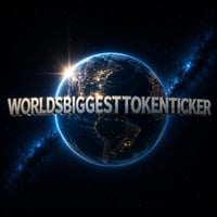 Worlds Biggest Token Ticker