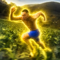 The charging lad