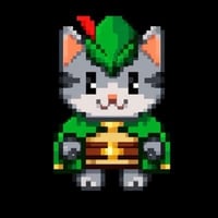 Robinhood Pixel Cat