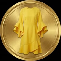 just a yellow dress