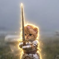 cat wif sword