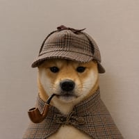 dog wif pipe