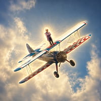 Granny On Plane