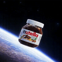 Floating Nutella Jar