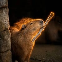 Kung Fu Capybara logo
