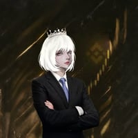 White Hair Stock God logo