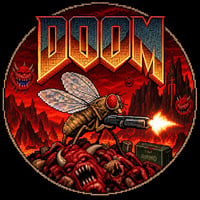 DOOM FLY logo
