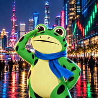 Chinese Frog Mascot