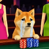 crying inu in casino