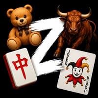 🧸🐂🀄️🃏 logo