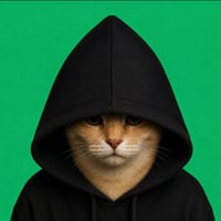 Cat In Hood