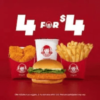 WENDYS 4 FOR 4