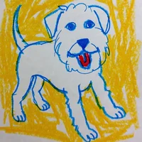 Hand drawn dog
