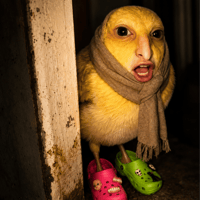 No me mires las Crocs
