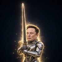 elon wif sword