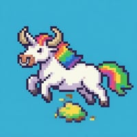 Farting Unicorn Bull