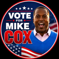 VOTE MIKE COX logo