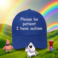 please be patient I have autism logo