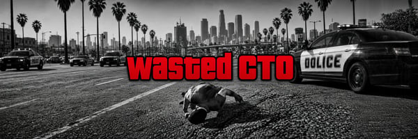 WASTED banner