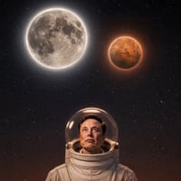 Moon, Mars & Beyond logo