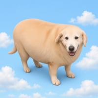 Worlds Fattest Golden Retriever