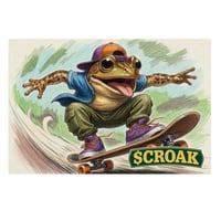 CROAK THE AMERICAN BULLFROG